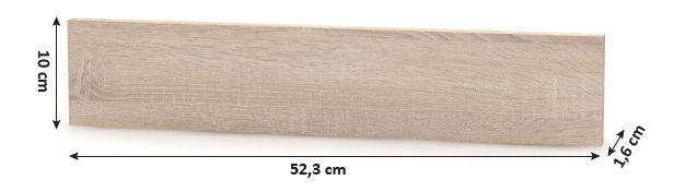 Koncový boční sokl na vysoké skříňky NOPL-062-01 Noliana (dub sonoma)