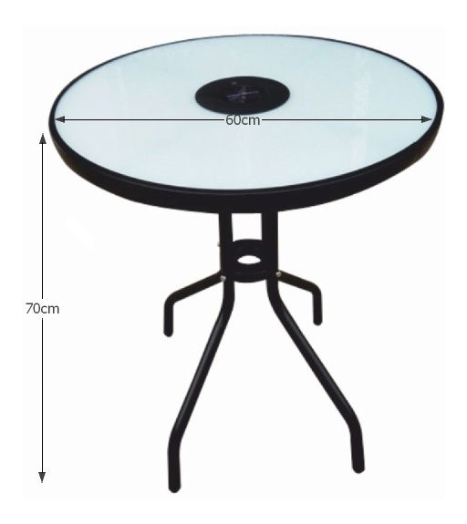 Zahradní stůl Olivan (černá)