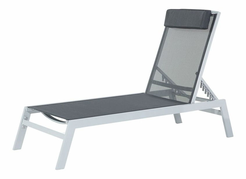 Zahradní lehátko Campania (černá)