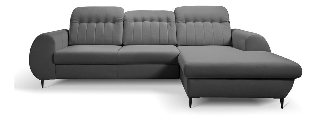 Rohová sedací souprava Bionic (šedá) (P)