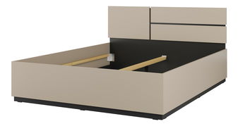 Manželská postel 160 cm Crossroad S31 (congo + černá)