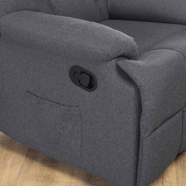 Polohovací křeslo Repraducida (šedá)