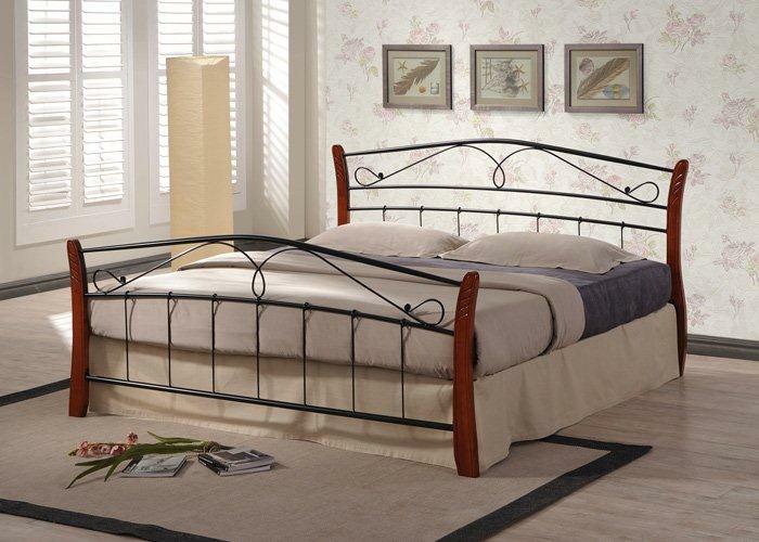 Kovová manželská postel 180 cm Atlanta