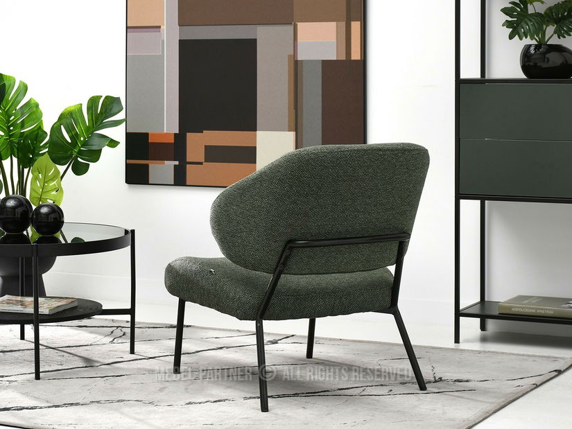 Křeslo Estrida F (zelená + černá)