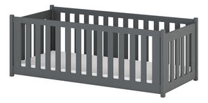 Dětská postel 90 cm Connie (s roštem) (grafit)