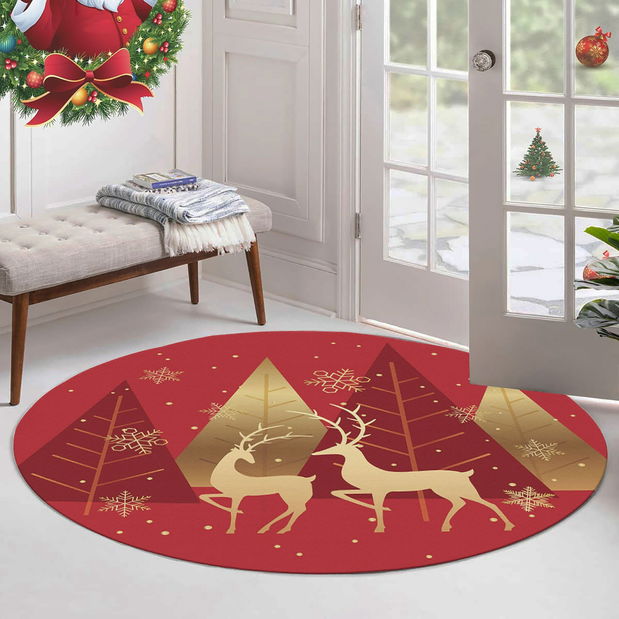 Koberec 120 cm Wopa (zlatá)