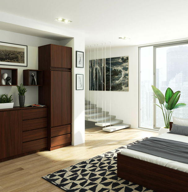 Nadstavba na skříň Sashka II (wenge)