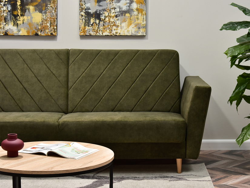 Pohovka trojsedačka Michel (zelená)