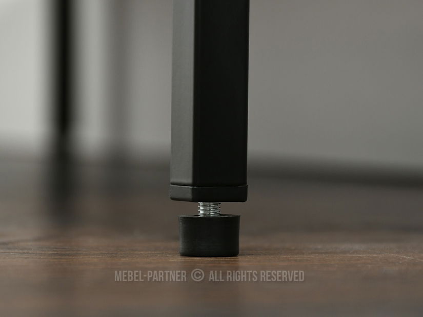 Konzolový stolek Frey (ořech + černá)