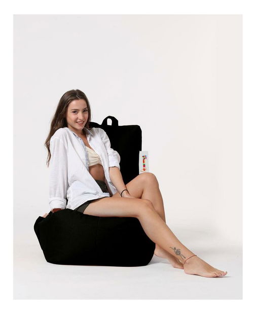 Sedací pytel Dust (černá)