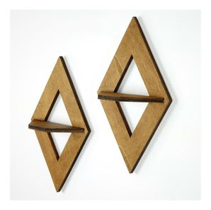 Set 2ks. polic Baboma 7 (ořech)