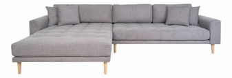 Rohová sedací souprava (L) Lvaveriaora (světle šedá)