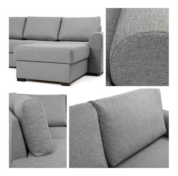 Rohová sedací souprava Astoris Large (šedá)