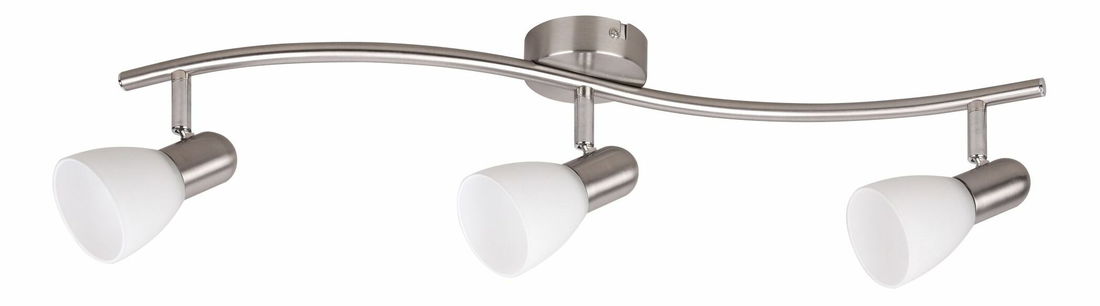 Bodové svítidlo Soma 6303 (saténová chromová + bílá)