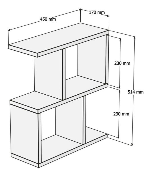Příruční stolek Zenny (dub safírový)