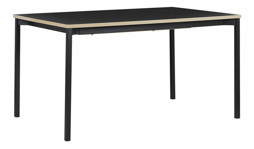 Jídelní rozkládací stůl 140-190x90 cm Avenera (černá)