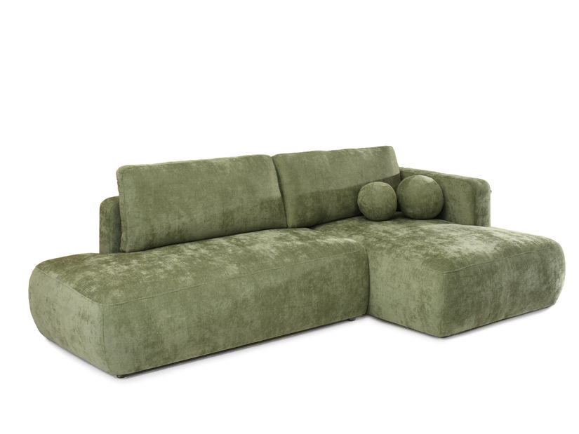 Rohová sedačka Masivos (zelená + černá)