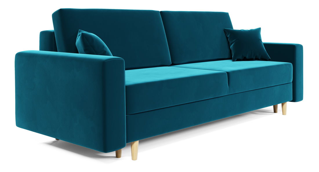 Pohovka dvousedačka Serene (tyrkysová)