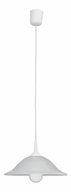 Závěsné svítidlo Alabastro 3905 (rýžové kamenné sklo + bílá)