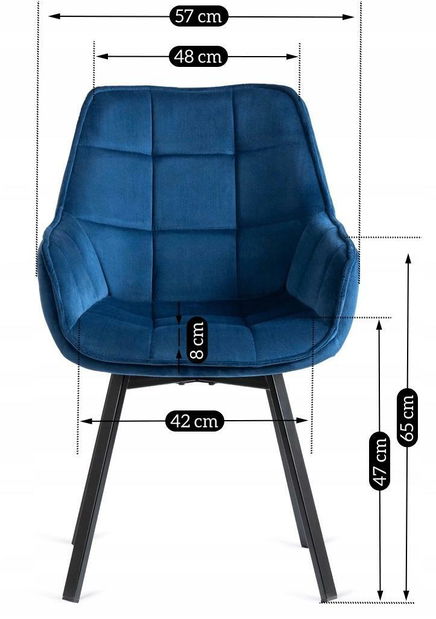 Jídelní židle Lamento 1 (námořnická modrá)
