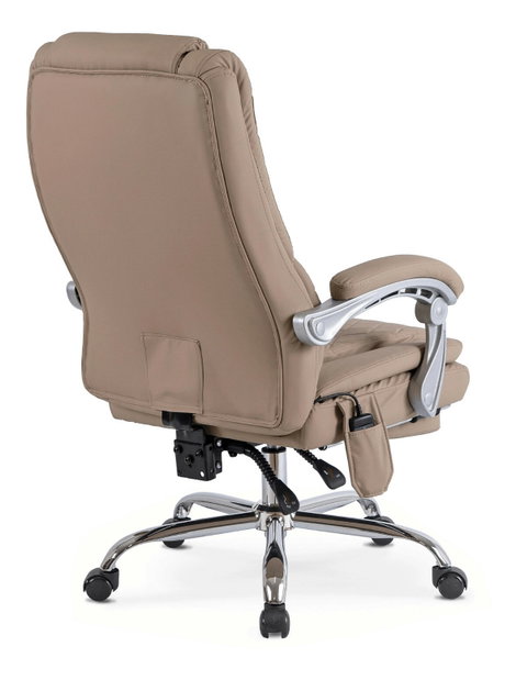Relaxační kancelářské křeslo Georgina (béžová)