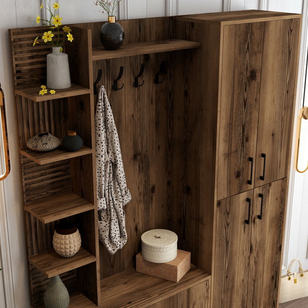 Předsíňová stěna Valery 5 (Ořech)