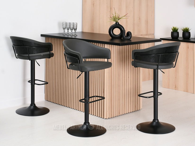 Židle Horatio (grafit + černá)