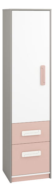 Policová skříň Korte 05 (pudrová)