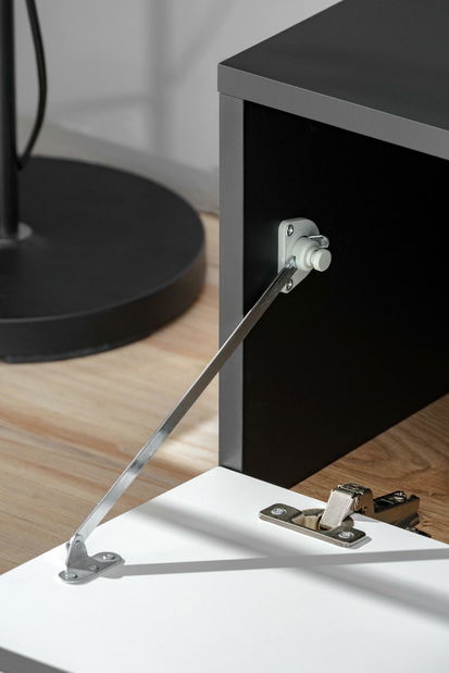 Obývací stěna Salk (dub ribbeck + černá) 