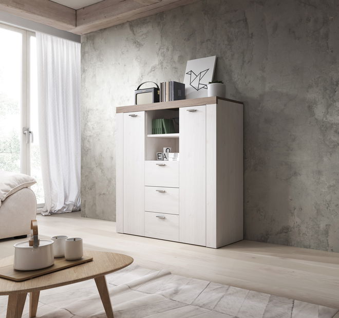 Komoda Amelia Typ 46 (bílá)