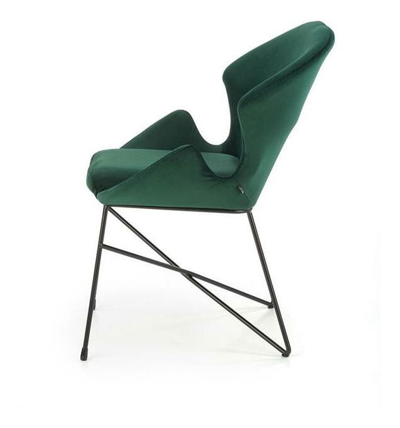 Jídelní židle Koh (tmavě zelená)