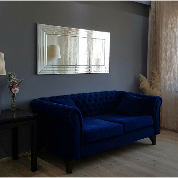 Zrcadlo Silvery III (Stříbrná)