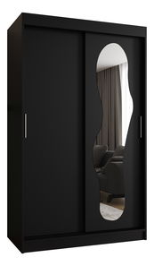 Šatní skříň 120 cm Ulta (černá)