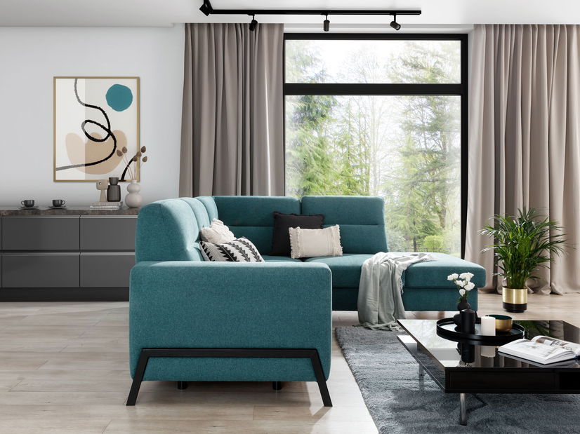 Rohová sedačka Clarice (světle šedá) (L)