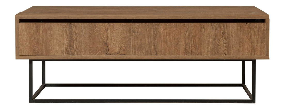 Souprava nábytku do obývacího pokoje Laxi 22 (ořech + černá)