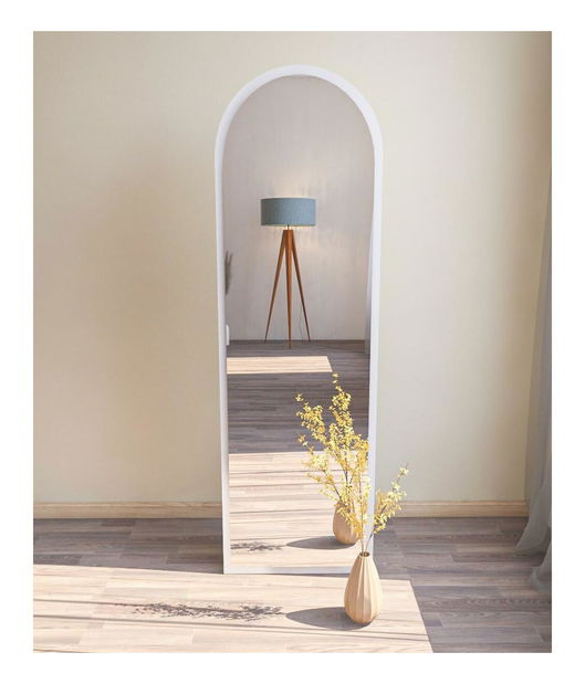 Stojanové zrcadlo Emelia (bílá)