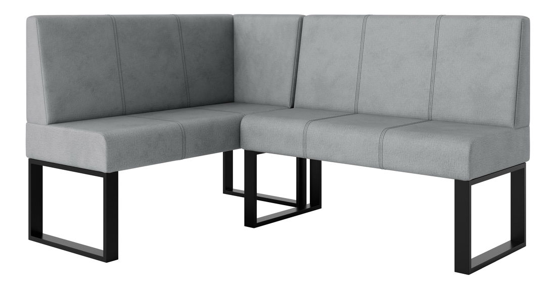 Rohová lavice Bernio 130x170 (šedá) (L)