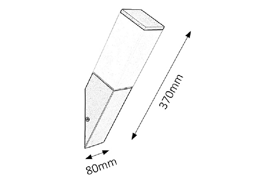 Venkovní svítidlo Bonn 8337 (matná černá)