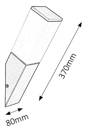 Venkovní svítidlo Bonn 8337 (matná černá)