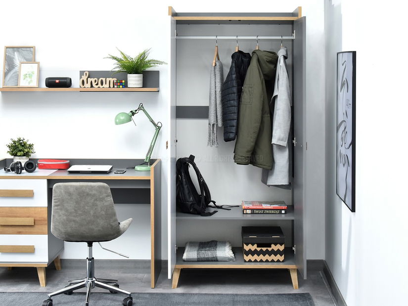 Obývací stěna Semivacias 03 (bílá)