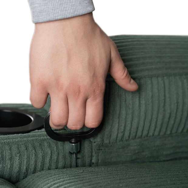 Masážní křeslo Banesto (zelená)