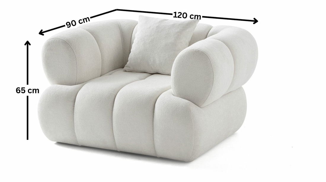 Křeslo Rome (šedá)