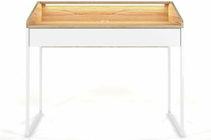 PC stolek Naturlig Fenne (bílá)