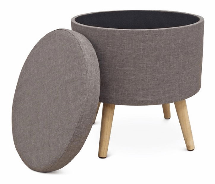 Taburet Susanne (šedá)