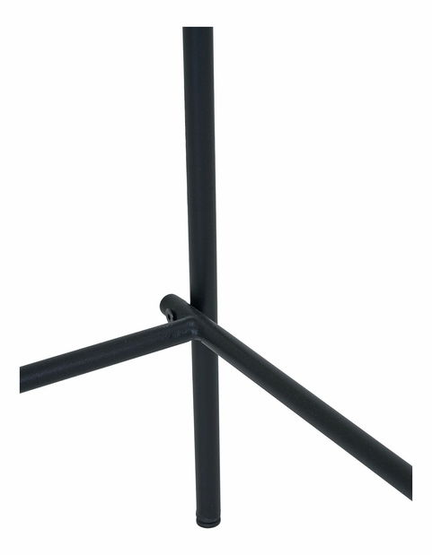 Barová židle Emelina 2 (přírodní + hnědá + černá)