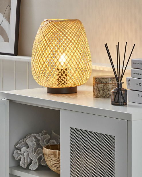 Stolní lampa BEMO (světlé dřevo)