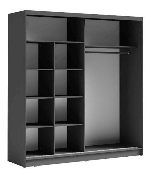 Šatní skříň Billix Typ 1 (grafit)