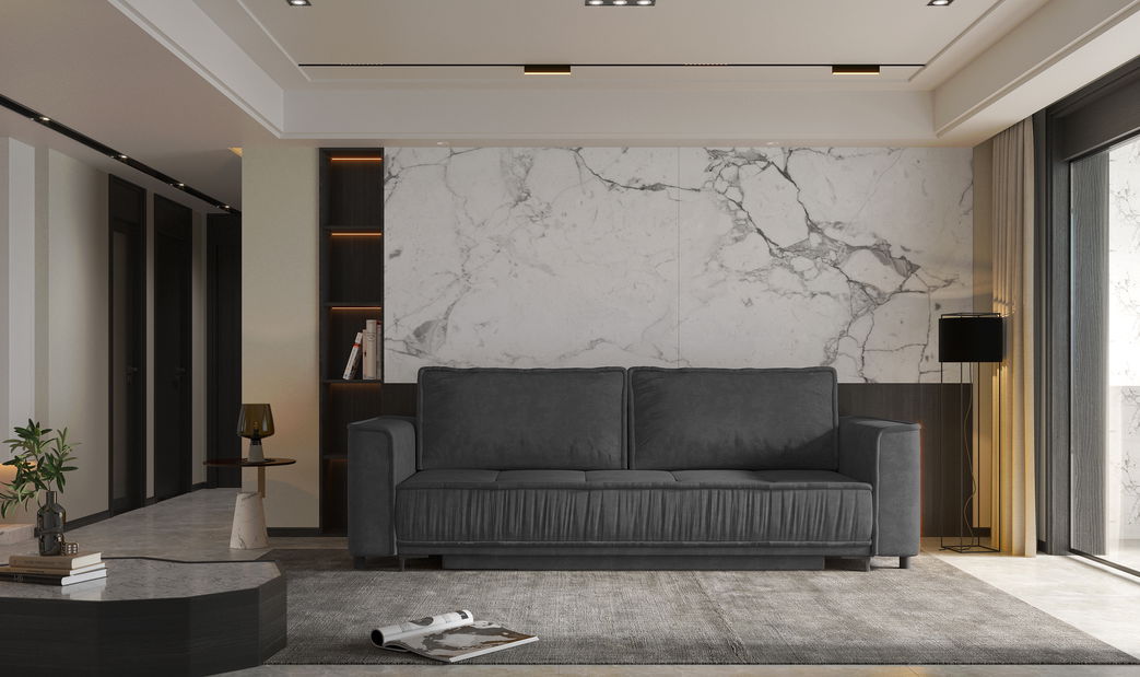 Pohovka trojsedačka Darandenos P (tmavě šedá)