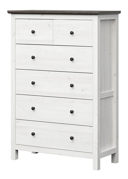 Komoda BRW Hesen KOM6S/15/10 (modřín sibiu světlý + borovice larico)