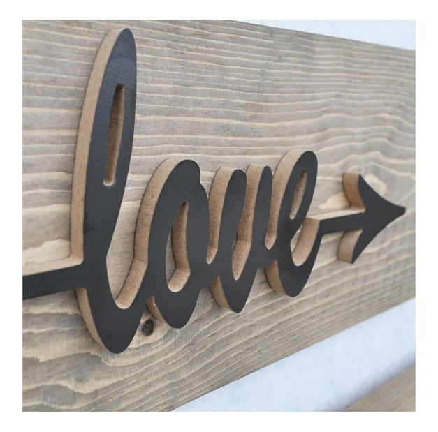 Dekorativní doplněk na zeď Nopesa 1 (ořech)